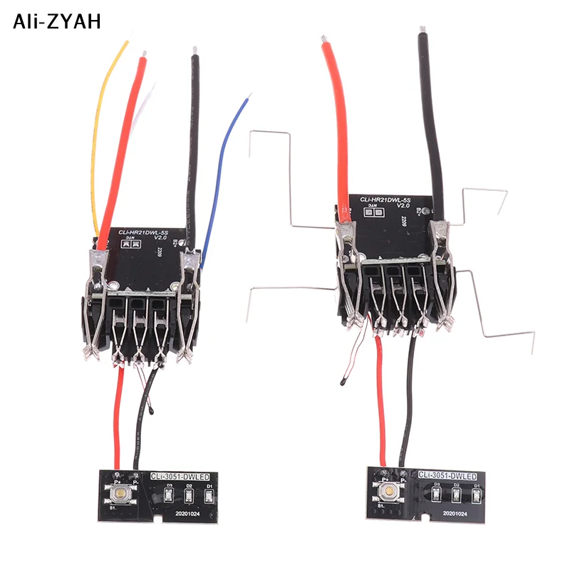 Für DCB200 20V Elektrowerkzeug Kunststoffgehäuse Schutzplatine Li-Ionen-Akku PCB Ladeschutzschaltung für 21700