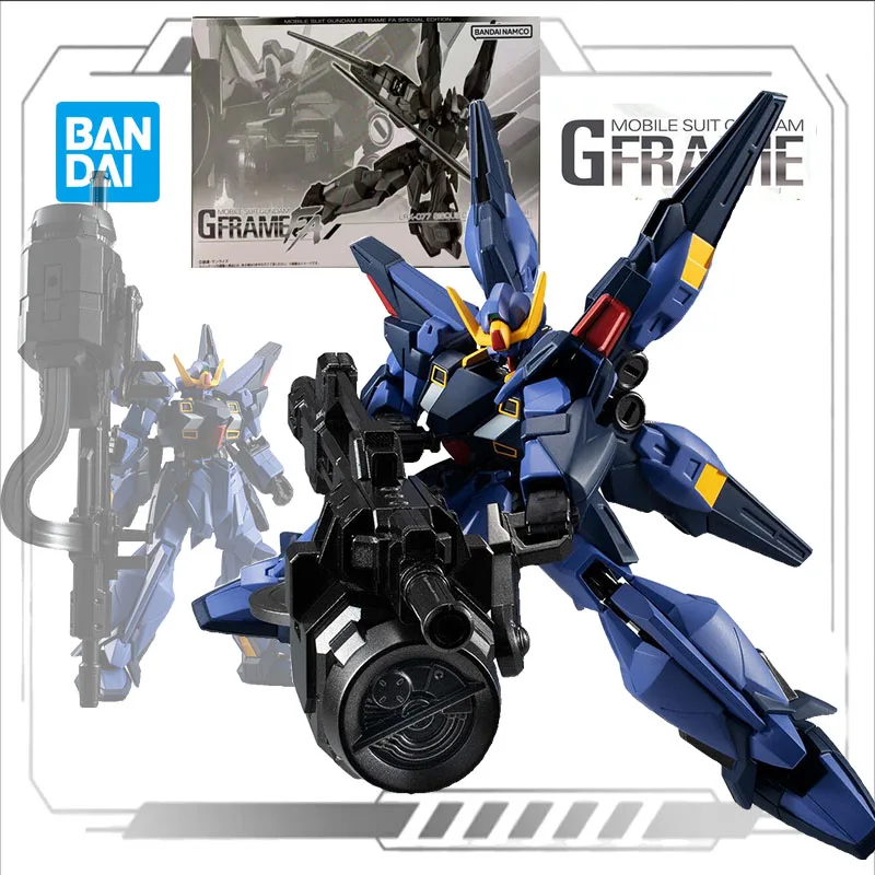 Bandai Original Model Kit G FRAME SISQUIEDE TITANS EX-S GUNDAM Anime Action Figure Mech Model Toy for Boy Foam Box Protection