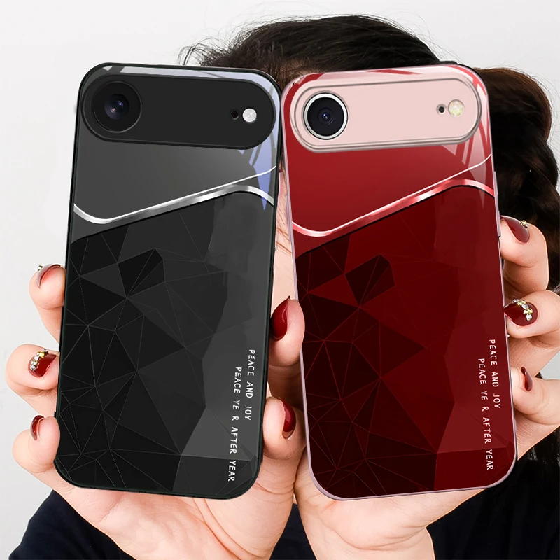 

Wishes for a happy life For iPhone 17 Air 16 E 15 14 13 Plus 12 mini 17 Pro Max 11Pro XR Xs X 7 8 11 Tempered Glass Phone Case