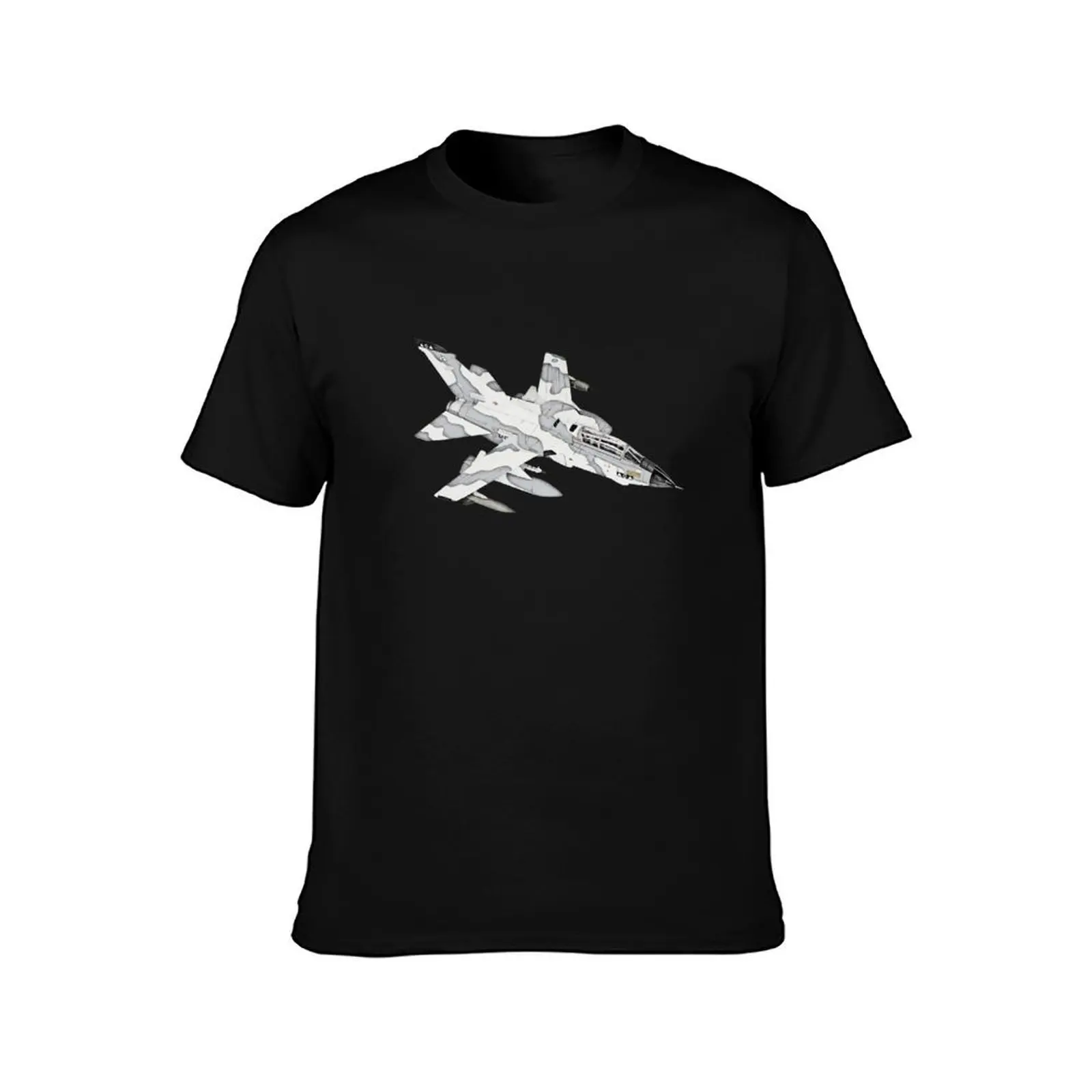 Panavia Tornado jet airplane T-Shirt, Summer Casual Cotton Tee, Oversized Streetwear Tops, Vintage Graphic Print, 100% Cotton