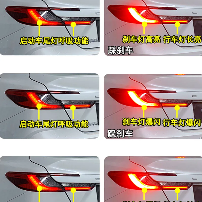 for Toyota Camry XV80 2024 Breathing module LED taillight brake flashing constant on modified taillight assembly