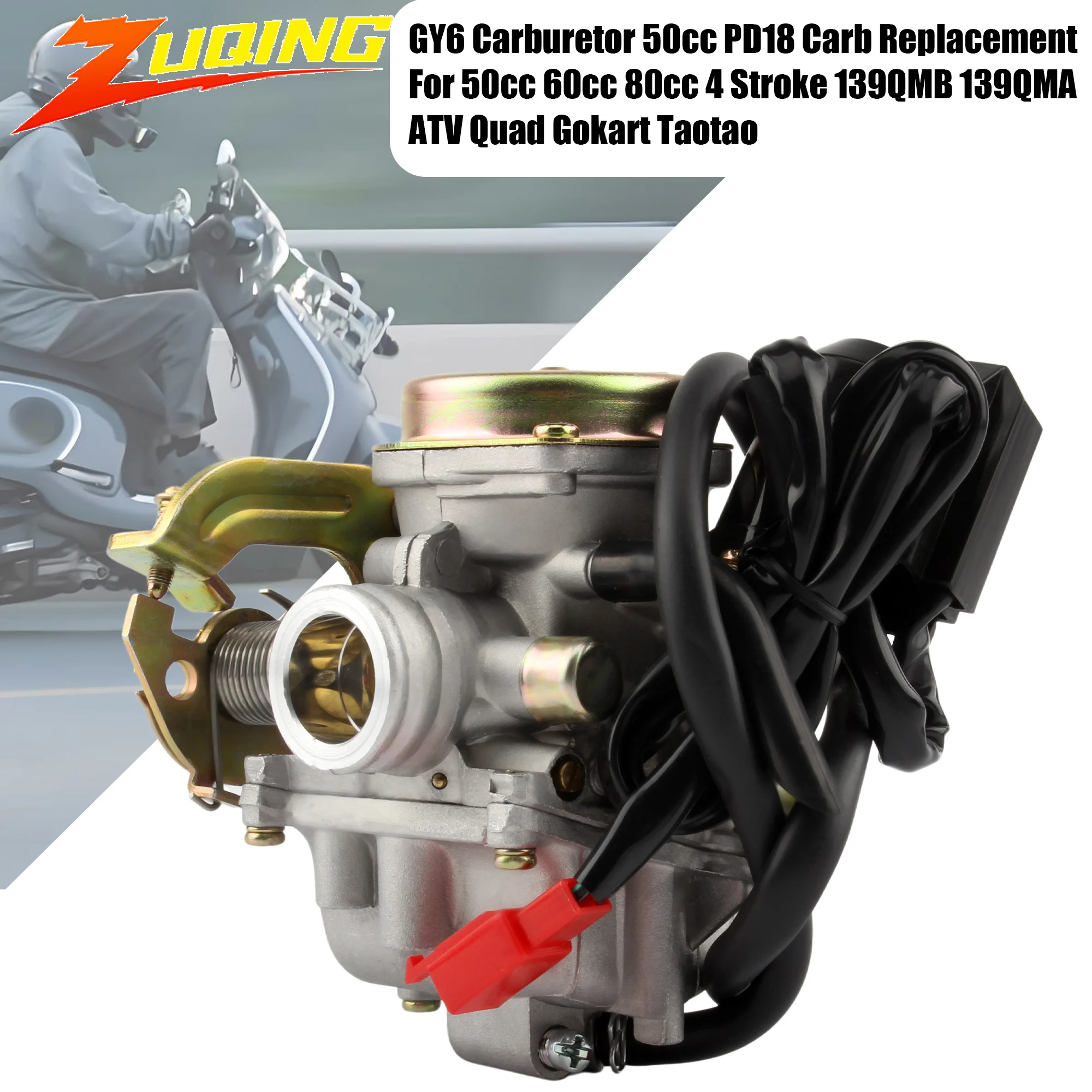 

Motorcycle carburetor set suitable PD18J For Honda Yamaha Suzuki 139QMB1 39QMA GO KART BUGGY Pit Dirt Bike Motocross Accessories