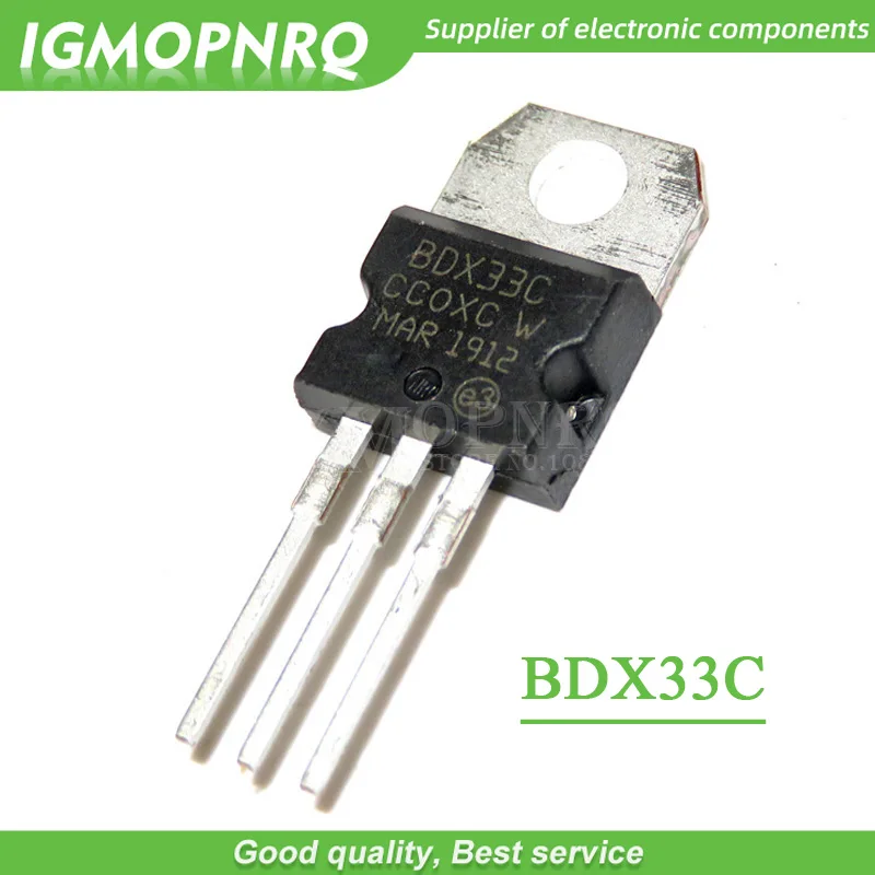 50pcs bdx33c bdx33 to220 npn Transistor Darlington Transistor neues Original versand kostenfrei