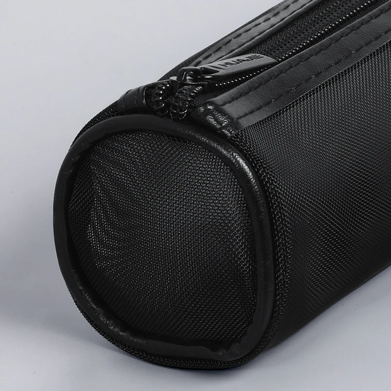 HUAJIE 透明円筒形ペンケース、大容量、試験対応、スタイリッシュ、男の子と女の子向け、小学生・中学生向け