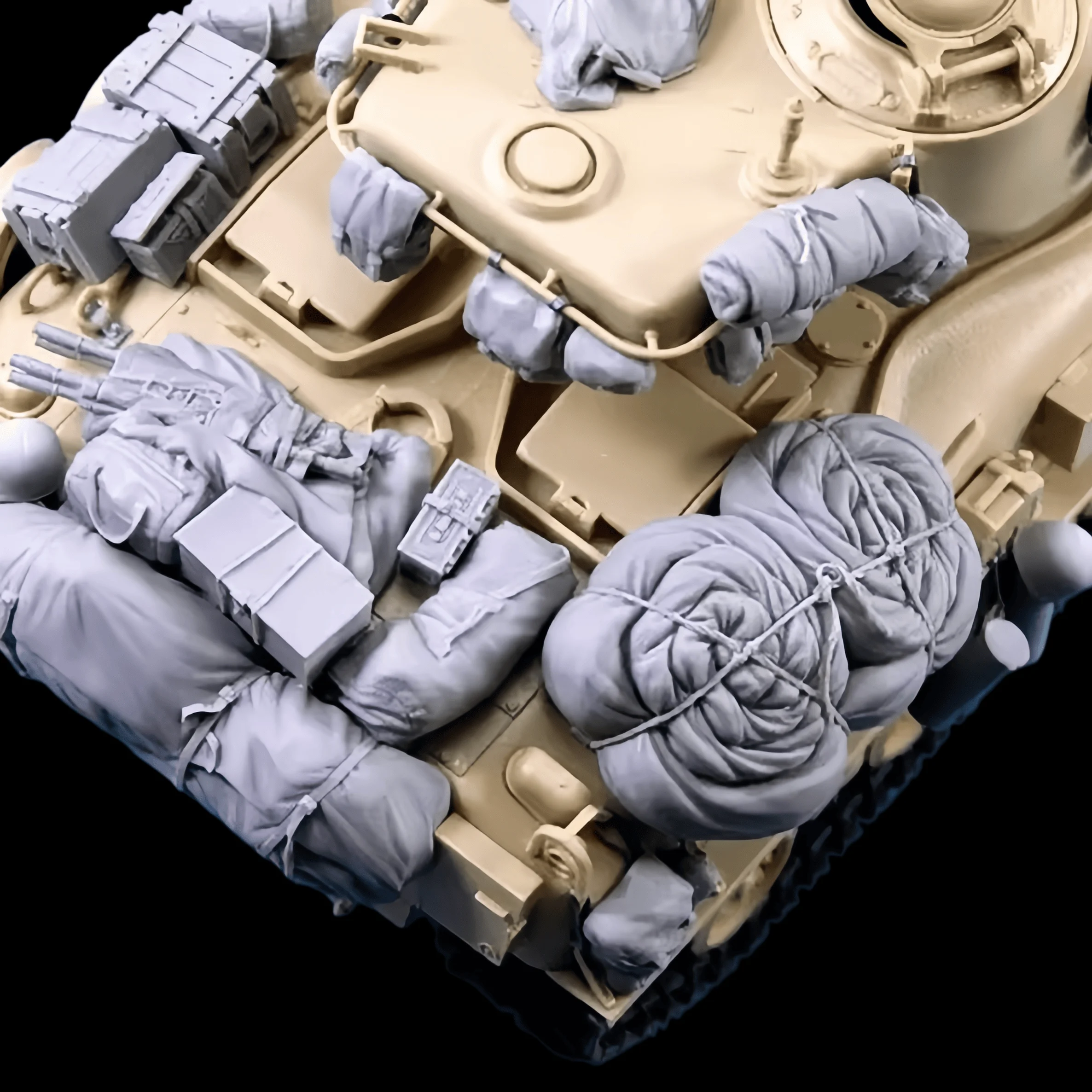 

1/35 Casting Resin Model Assembly Kit, GK, Sherman Tank Resin Pile, Unpainted