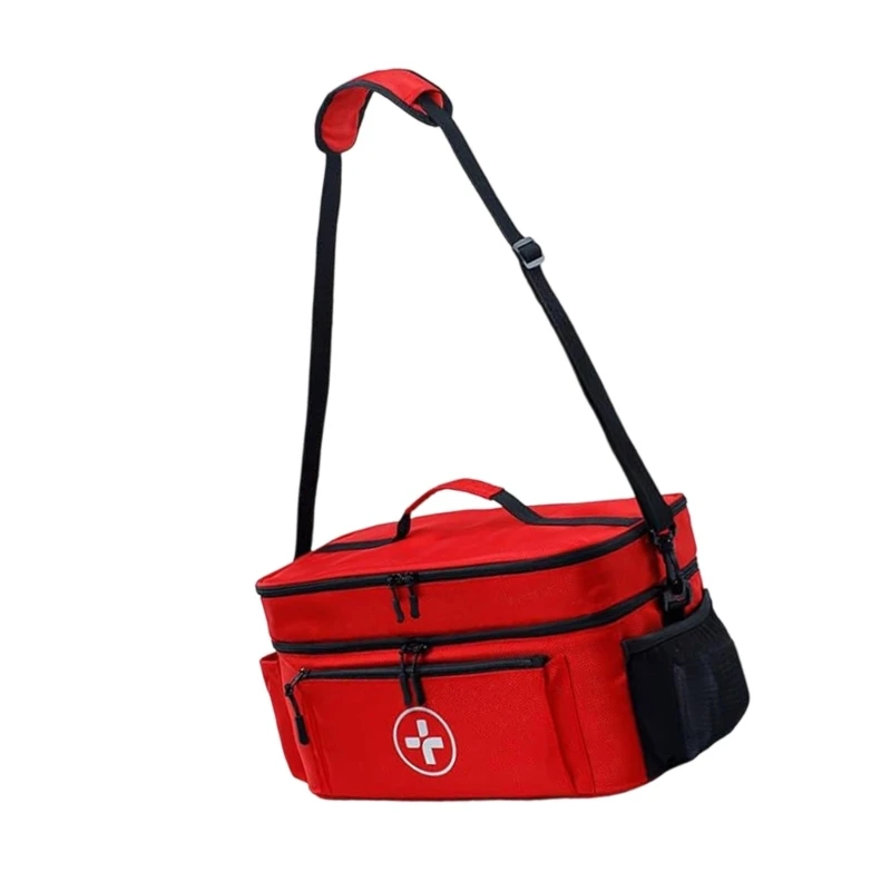 Borsa stoccaggio della medicina emergenza Design a doppio scompartimento Rimovibile A4WF