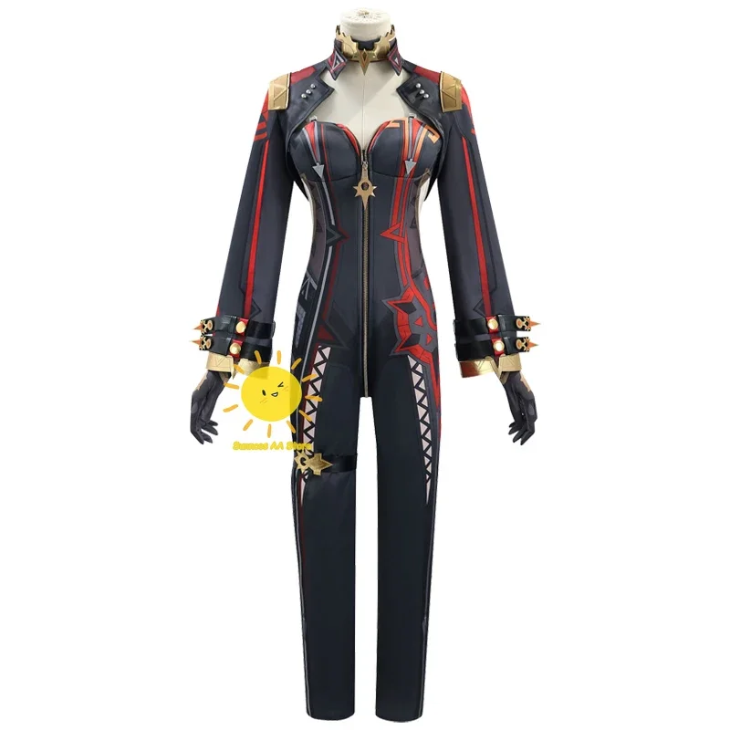 Game Mavuika Cosplay Genshin Impact Cosplay Costumes Pyro Archon Mavuika Jumpsuit Accessories Halloween Carnival Cos Adult Women