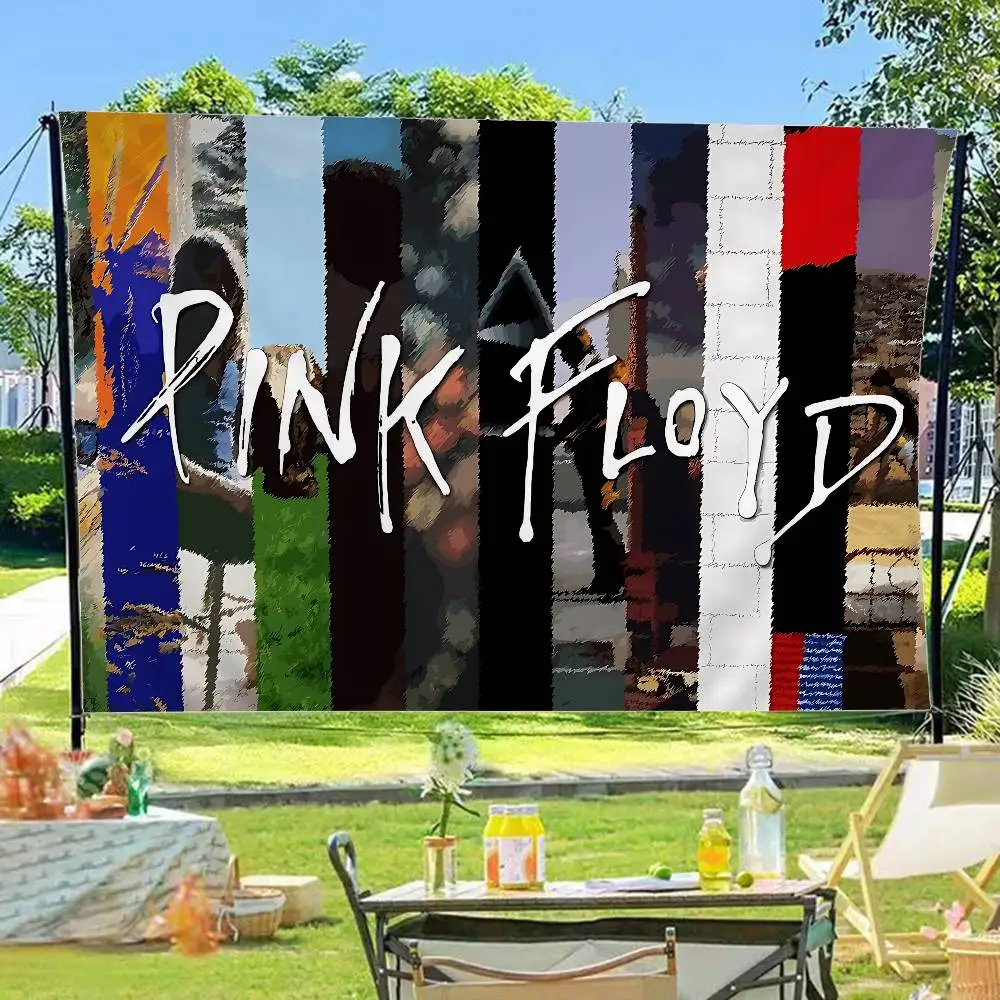 Rock Band P-PinK F-Floyd Banner INS Style Outdoor Party Decoration Atmosphere Flag
