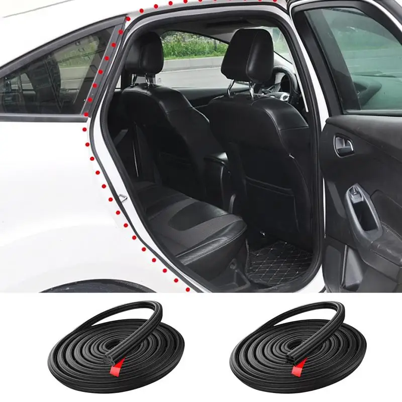 Car Door Rubber Seal Strip Soundproofing Trunk Rubber Seal Windproof Automotive Weather Stripping For Machinery Appliances