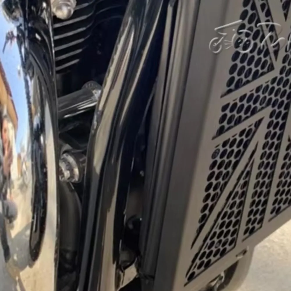 

Radiator Grille Guard Front Cooler Protector CoverFor Speed Twin 1200 / RS Bonneville T100 Bonneville T120 Street Twin 900
