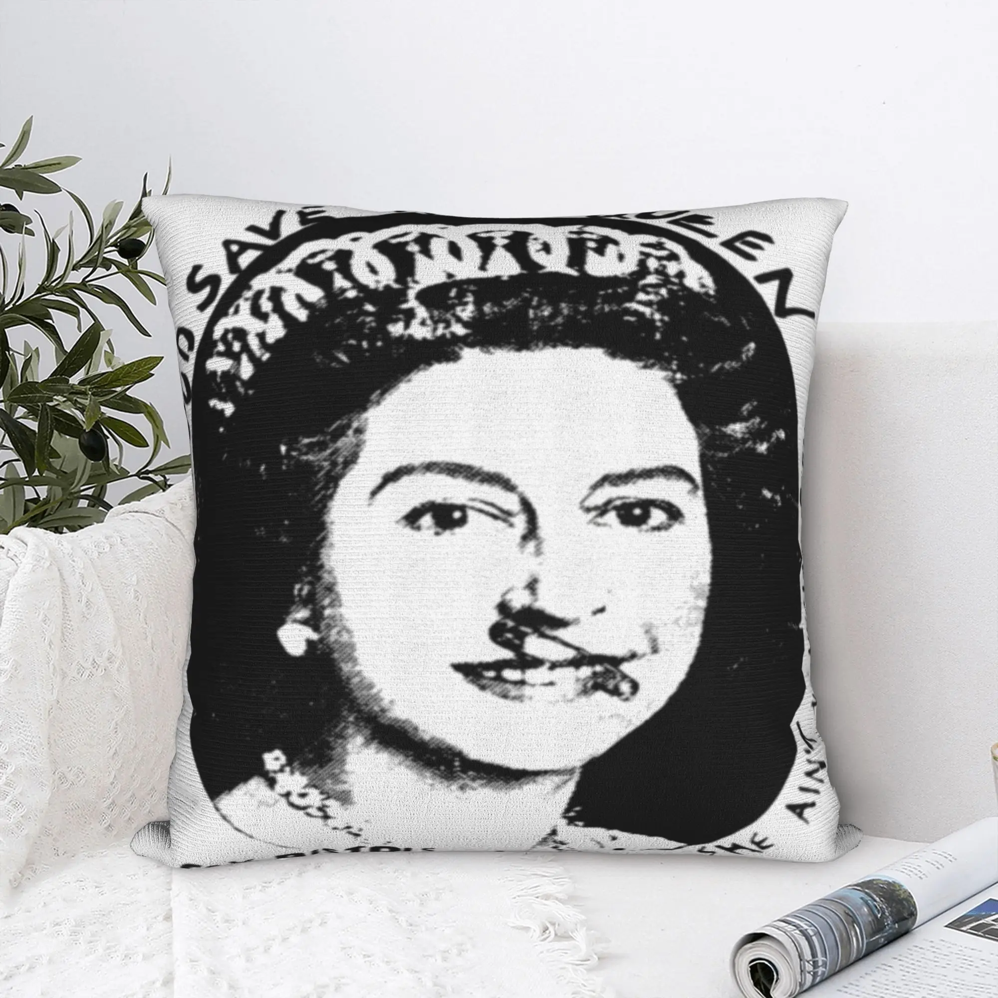 Sex Pistols Pillow Cover  Kawaii Pillow Case For Sofa Bedroom Home Decor Design Pillowcases Birthday Gift