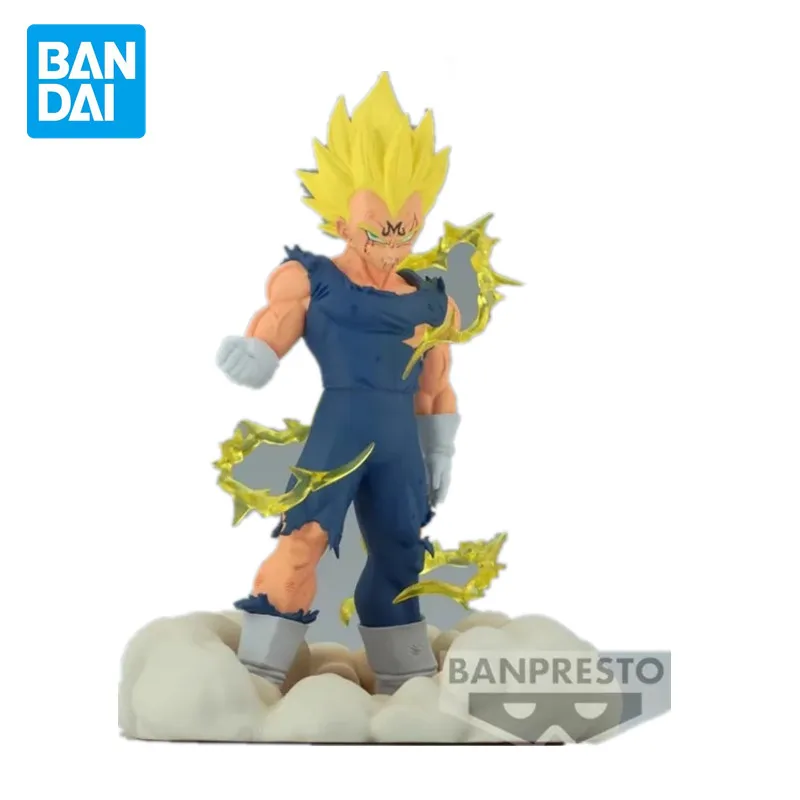 

Bandai Original Banpresto Anime Dragon Ball Z History Box Majin Vegeta PVC Action Figure Collection Model Toys