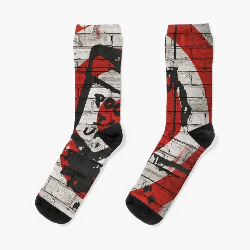 

Poor it up Socks gifts custom sports hockey colored Socks Men's Women's