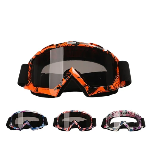 Gafas de motocicleta todoterreno para vehículo de Motocross, gafas de esquí a prueba de viento para ciclismo, máscara de esquí al aire libre para niños y niñas