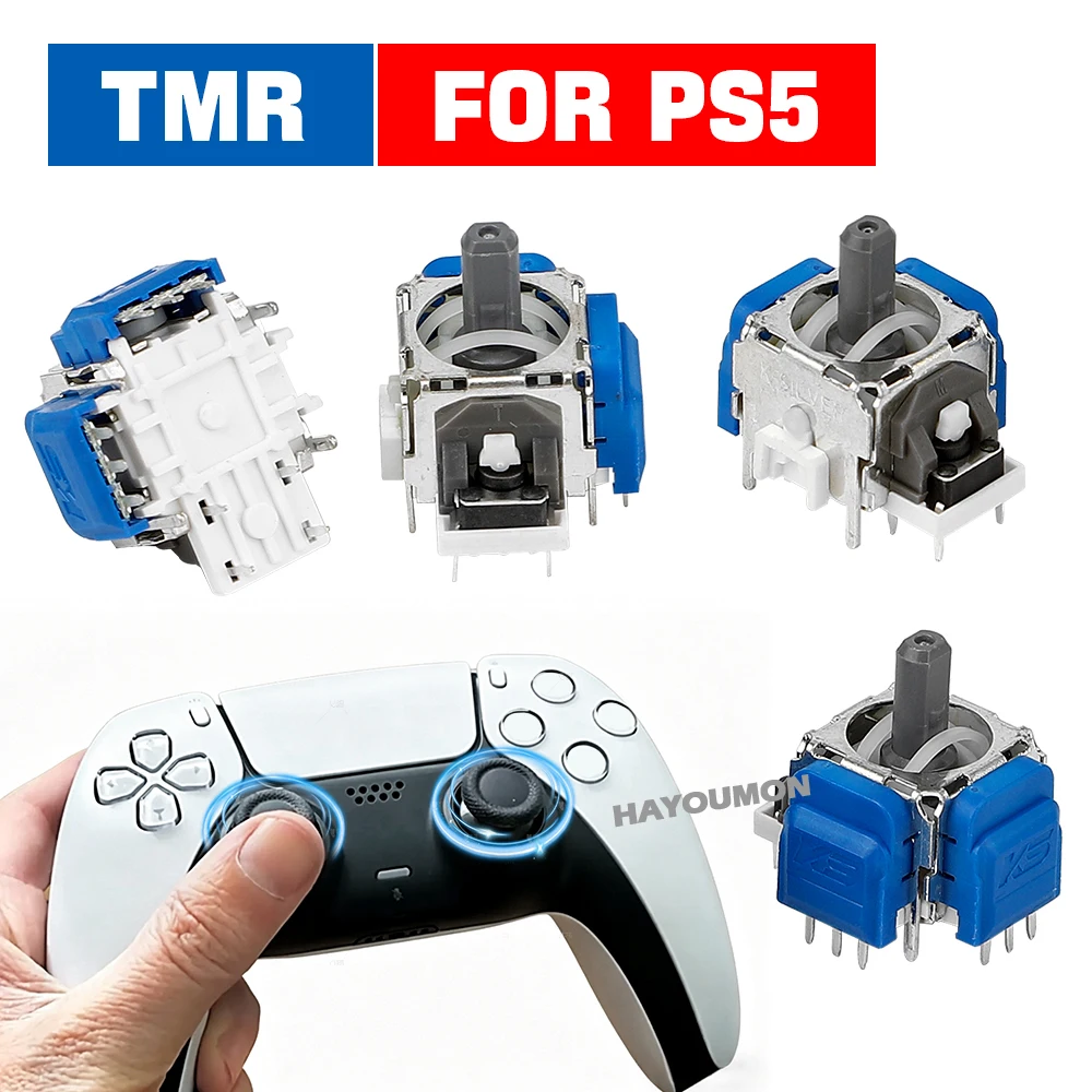 2/10 Stück K-Silver TMR Joystick für PS5 PS4 Xbox Series S X Xbox One Ersatz 3D Analog ThumbStick Anti-Drift Spielzubehör – Detail 1
