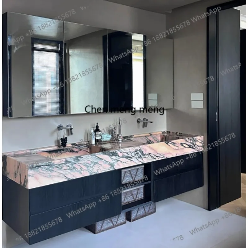 

Элитная одинарная раковина-столешница для вилл и отелей, черная, на заказ, из искусственного камня, современная, для установки на столешницу