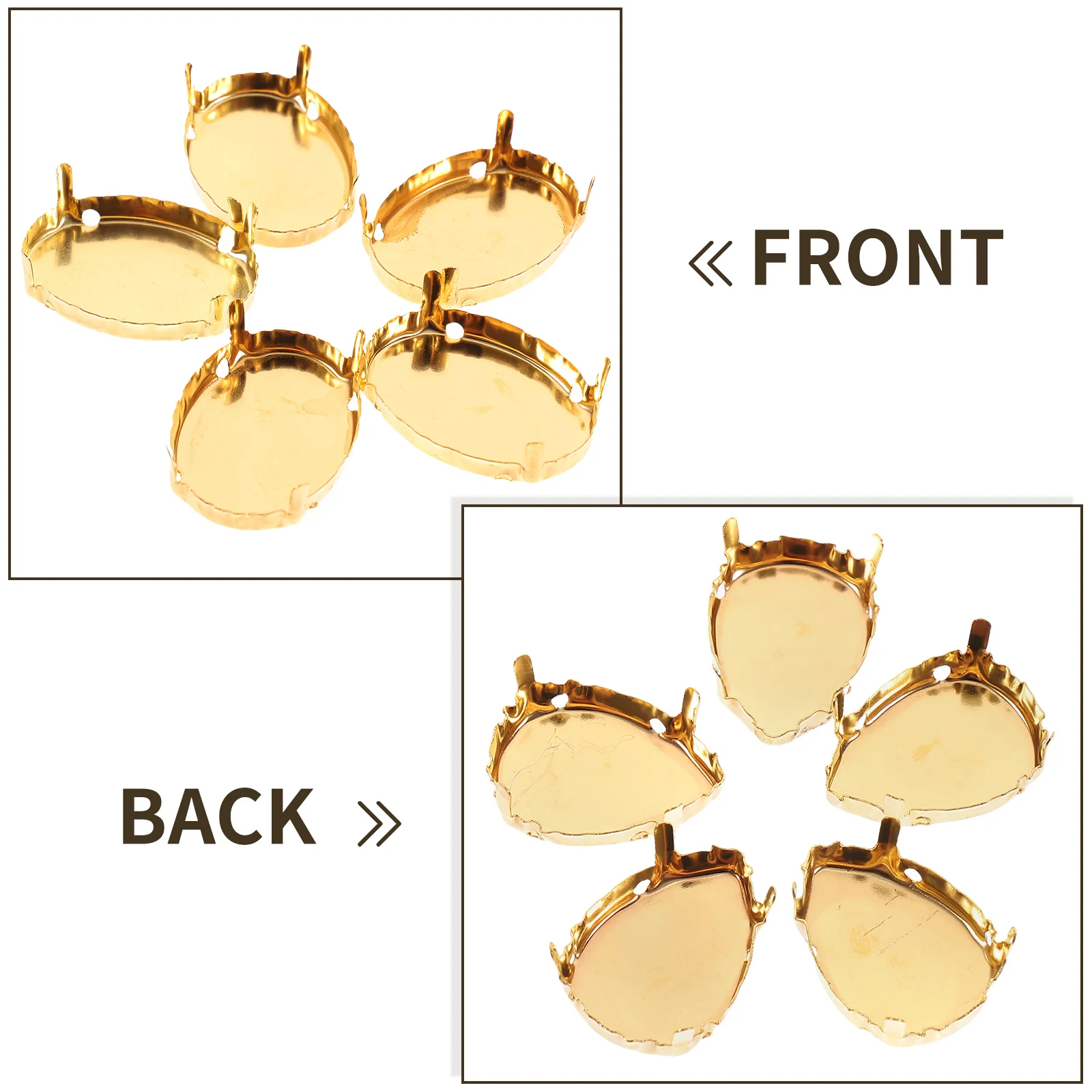 

400pcs Rhinestones Metal Clothing DIY Bag Metal Clothing Claw Shoes Accessories Sewing Craft Jewelry Making