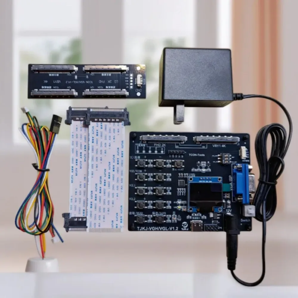 

LED TCON VGH VGL Change Voltage Programmer TCON Multi-chip DC Debugging Tool For TＶ Screen Repair