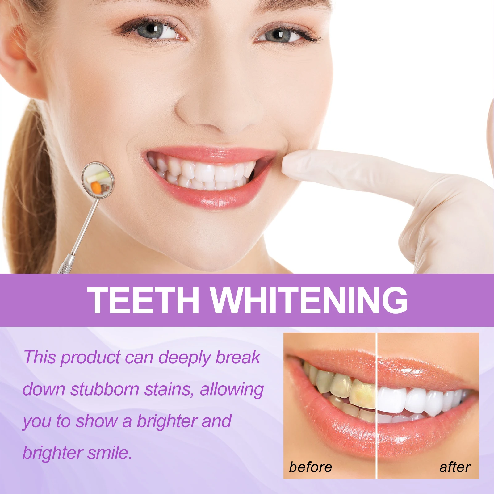 Purple Teeth Whitening Strips - Teeth Whitening With Coconut Oil recension och pris