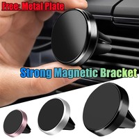 Air Vent Magnetic Car Phone Holder Magnet Smartphone Mobile Stand Cell GPS Support For iPhone 13 12 XR Xiaomi Mi Huawei Samsung