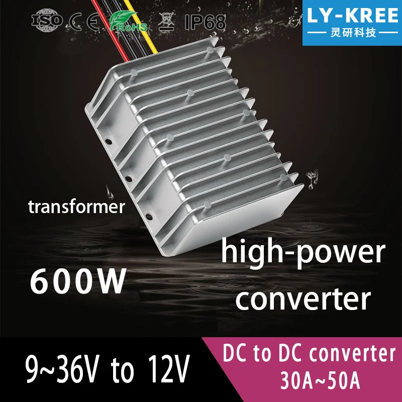 

12V24V to 12V Voltage Regulator Module Automatic Voltage Boosting Converter 9~36V to 12V DC/DC Boost module Voltage reduction