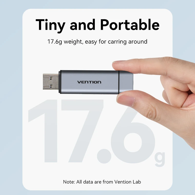 Vention – lecteur de cartes 2 en 1 USB 3.0 type-c vers Micro SD TF, adaptateur de carte mémoire OTG pour téléphone portable