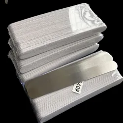 4 pcs metal base with 200 pcs zebra sandpaper replacement pads 100 120 180 240 grit nail professional file disposable sandpaper