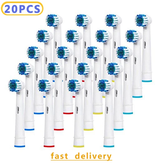 20PCS Compatible Oral B Sensitive Gum Care Electric Toothbrush Replacement Brush Heads, Sensitive brush heads Extra soft bristle