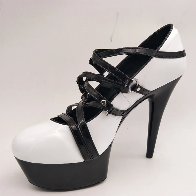 LAIJIANJINXIA-Chaussures de Pole Dance pour Femme, Escarpins à Talons Hauts, Chaussures à Plateforme, Convient pour la ix, Mode Supérieure, Sexy, D101, 15cm, 6 Pouces, Nouveau