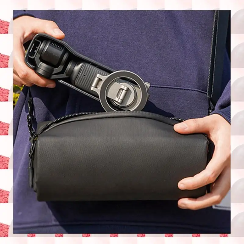 ABGN Teleprompter Holder For DJI Osmo Pocket 3 Magnetic Adapter Frame With Hand Rope Camera Expansion Bracket