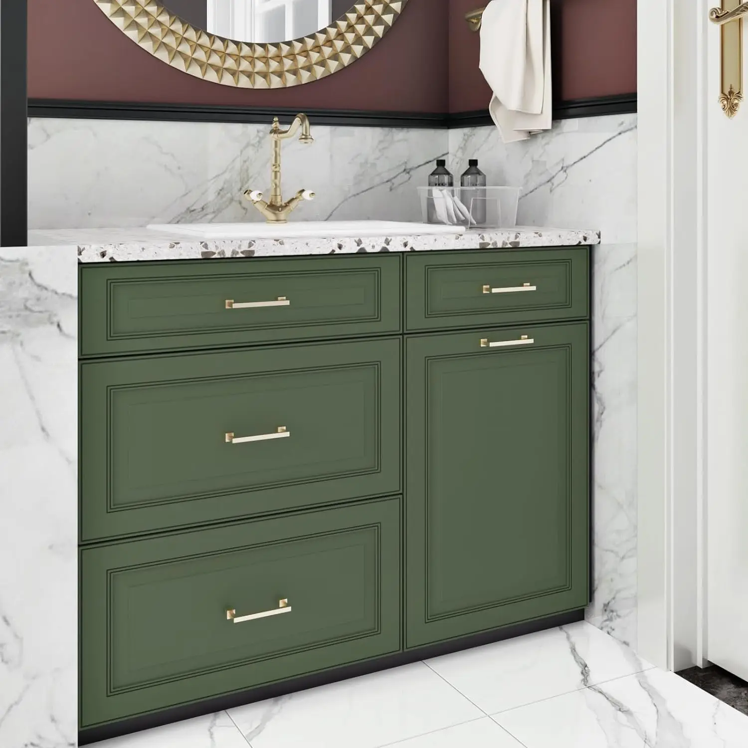 Papel tapiz verde de 6M, papel de Contacto sólido moderno para pelar y pegar, para armarios, pared del dormitorio, decoración de papel de pared autoadhesivo impermeable