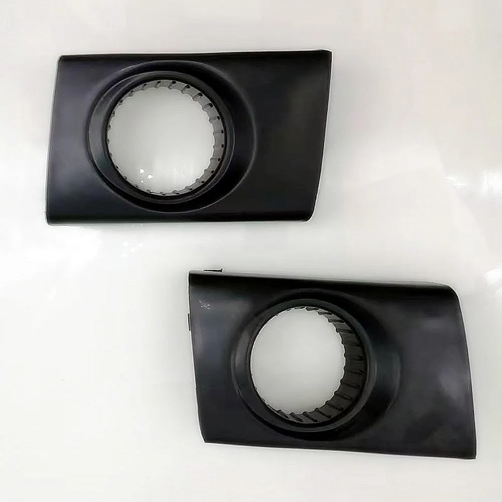 

Рамка противотуманной фары для Hyundai Tucson 2005-2009, матовый черный корпус с хромированной отделкой, для переднего бампера автомобиля