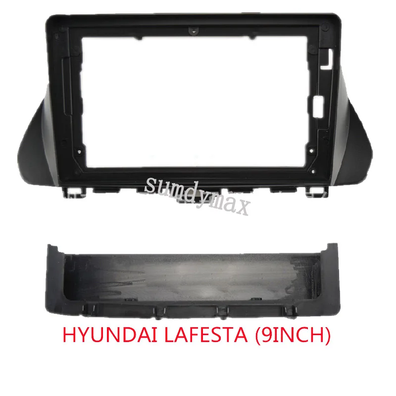 Kit de quadro de rádio do carro para Hyundai Lafesta, auto estéreo, fáscia do traço, moldura da guarnição, placa frontal, 9 ", 2 din, Android, 2019-2022