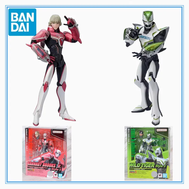 

brand new Original Genuine S.H.Figuarts SHF TIGER & BUNNY BARNABY BROOKS Jr. WILD TIGER Style 3 Bandai Anime Model Toys Figure