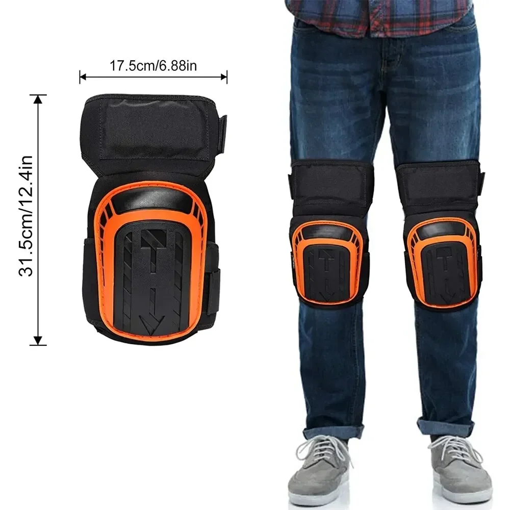 Heavy Duty Knee Pads EVA Foam Padding Kneepad Comfortable Gel Cushion Adjustable Straps Work Gardening Professional Knee Pad