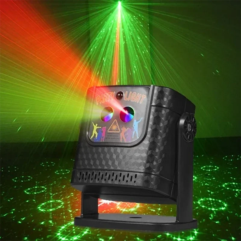 Mini 60 أنماط العارض حفلة Dj أضواء ديسكو سيارة تأثير الرقص عن بعد ديسكو بار LED حفلة عيد الميلاد عيد الميلاد المرحلة مصباح تظهر YR10 #1