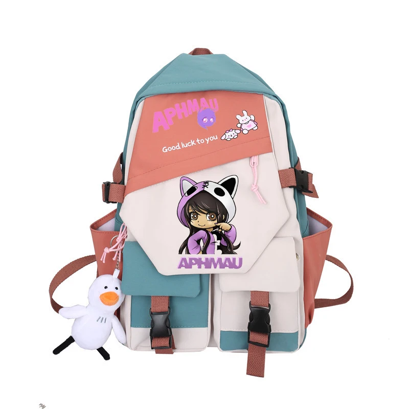 2022 nylon cloth junior high school backpack Aphmau new primary school students large capacity third, fourth, fifth and sixth gr