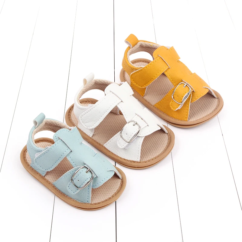 

Baby Summer Sandal for Toddler 0-1 Years Casual Anti-slip Soft PU High Quality Casual Walikng Shoes Outdoor Summer Shoes D2796