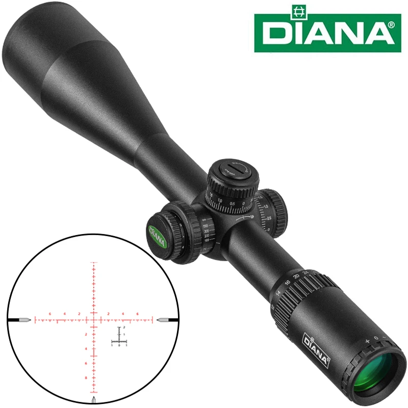 

DIANA 10-40X56 Scope SFIR FFP Scope First Focal Plane Scope Hunting Riflescopes Red Illuminated Shooting Optical Sight