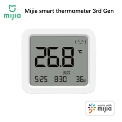 Mijia Smart Bluetooth Thermometer 3 Mesh LCD Wireless Electric Digital Hygrometer Temperature Humidity Works with Mihome