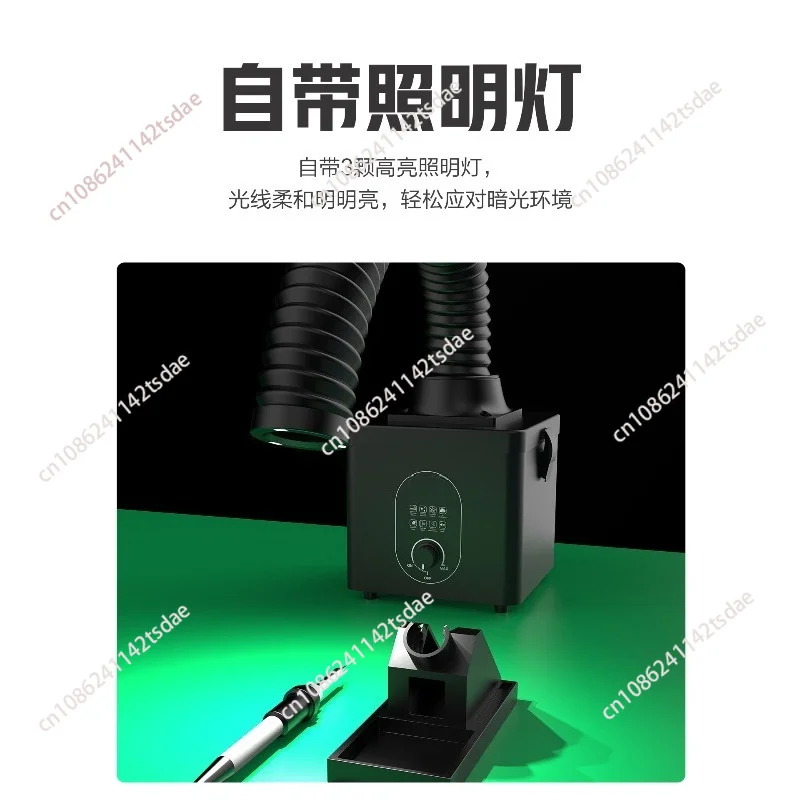 Small Solder Smoke Purifier Soldering Iron Suction Machine Laser Marking Deodorizer Desktop Dust Indoor Exhaust