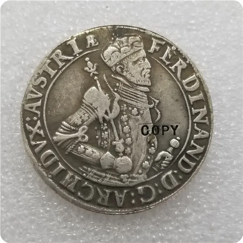 Austria Ferdinant II 1595 Holy Roman Empire Taler Coin Medal Copy Coin-replica coins medal coins collectibles Challenge Pocket C