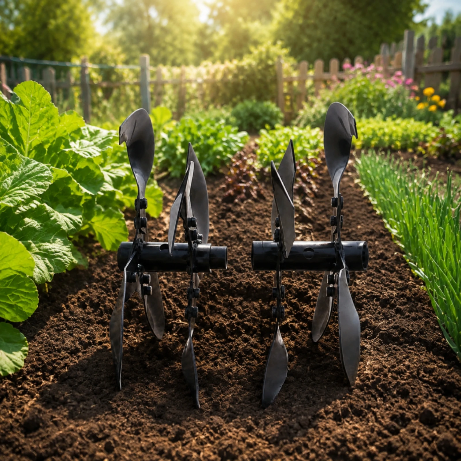 토양 경작용 부착 장치, 검은색 금속으로 제작된 경운 - Soil Tilling Cultivator 리뷰 및 가격