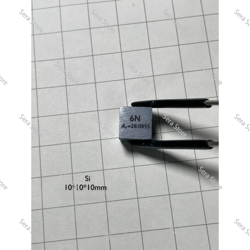 Non-metallographic Brushed Silicon Cube High Purity Pure Silicon Block