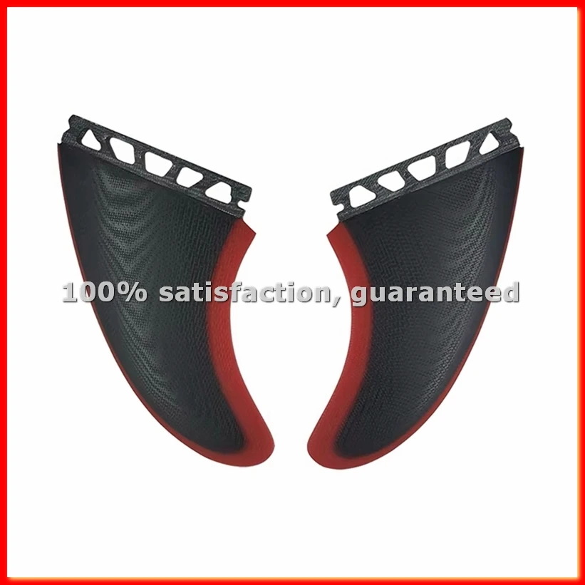 

Плавники для серфборда из стекловолокна, двойные плавники для лонгборда, аксессуары для серфинга - ABWY