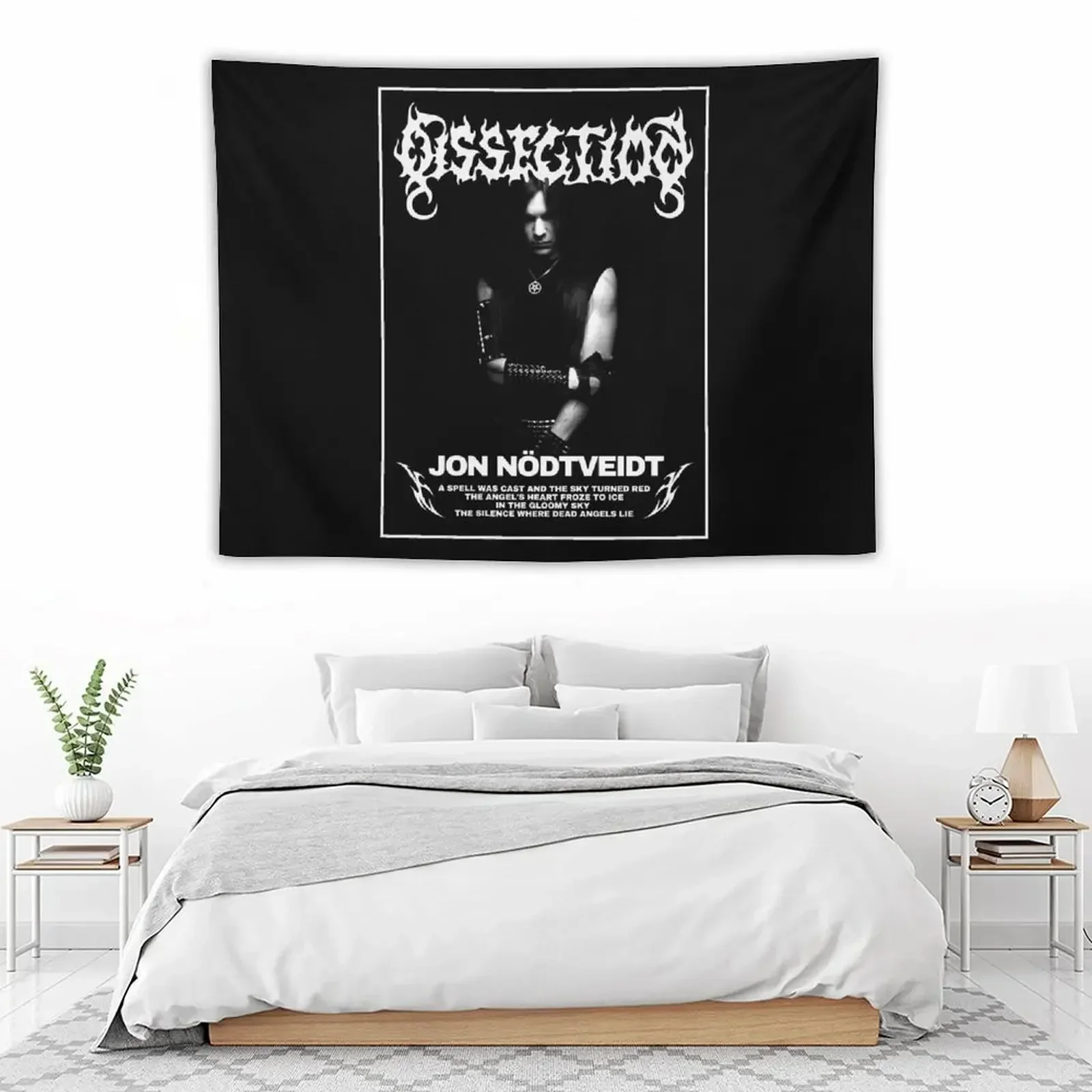 

Jon Ndtveidt Dissection Band Tapestry Decoration Aesthetic Room Ornaments Bathroom Decor Room Decorations Aesthetics Tapestry