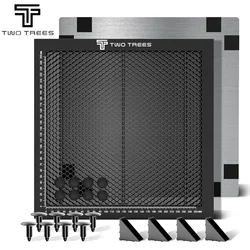 Twotrees Table de travail en nid d'abeille entièrement métallique pour la gravure laser TTS TS2 Table de travail en nid d'abeille 400 300 430 500mm Table de travail en nid d'abeille laser