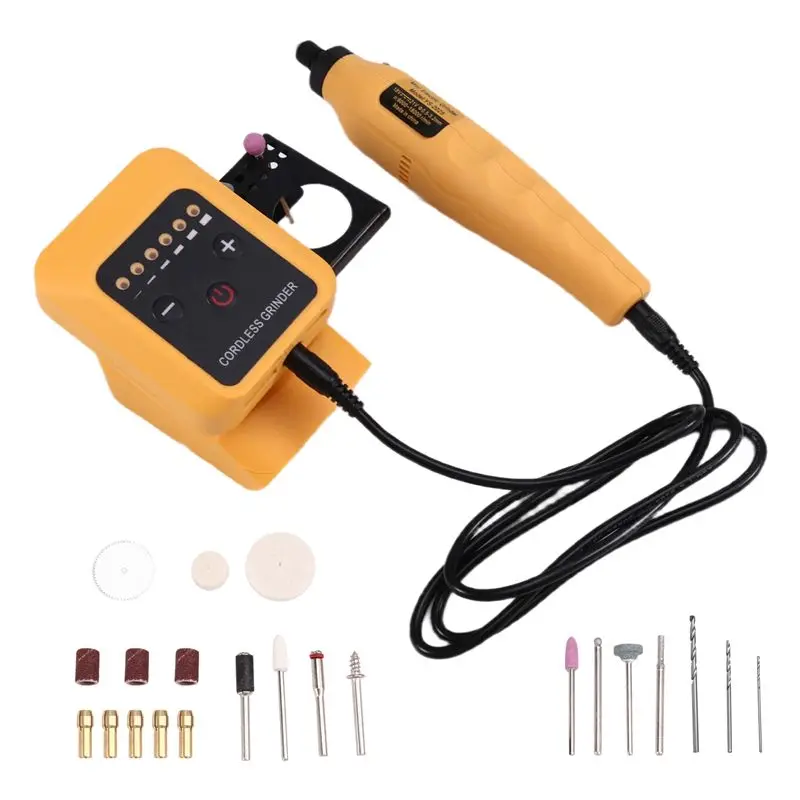 

[HOT!A34R】 Electric Grinder For Speed Adjustment Electric Grinder 18-21V For Battery Interface Small Electric Dril