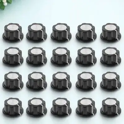 

20 pcs Knob Cap for Potentiometer Volume Control Lightweight Durable High Quality Guitar Parts Accessories