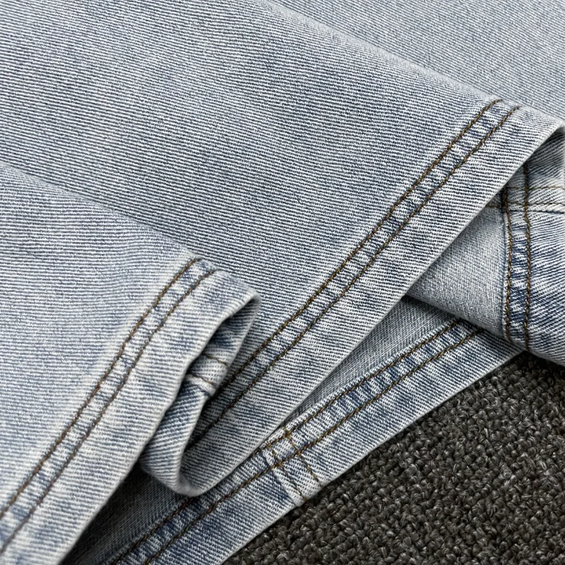 Nouveau Printemps et été décontracté polyvalent taille haute a-ligne jupe jupe en jean pour les femmes